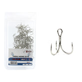 Captain 338 Üçlü İğne Sahte Balık İçin 100'lü Kutu Nikel